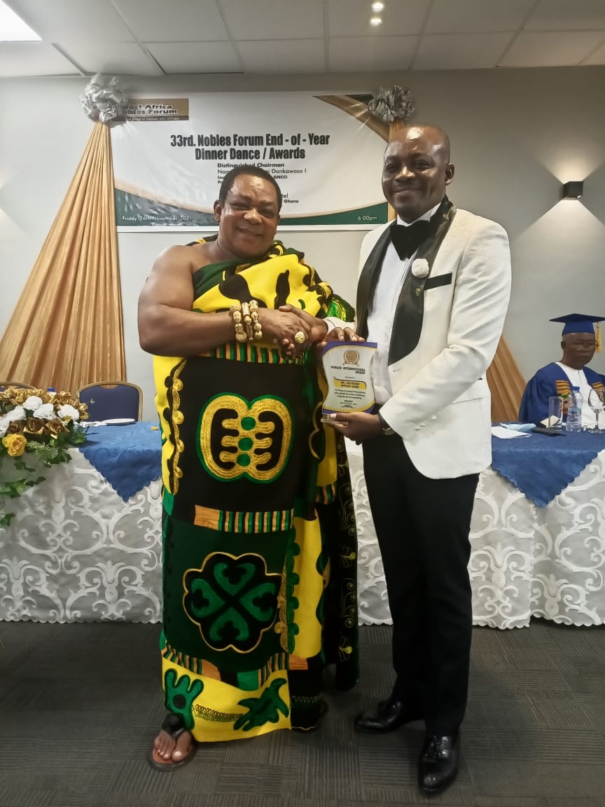  CEO of Solak Herbal Dr Solomon Appiah Kubi Wins International Nobles Award