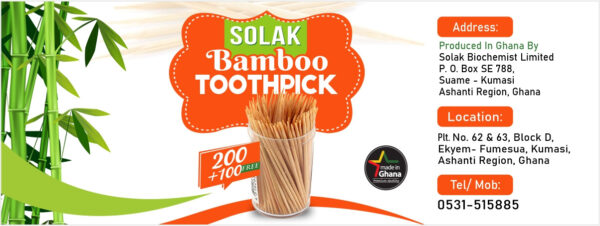 Solak Bamboo Toothpick