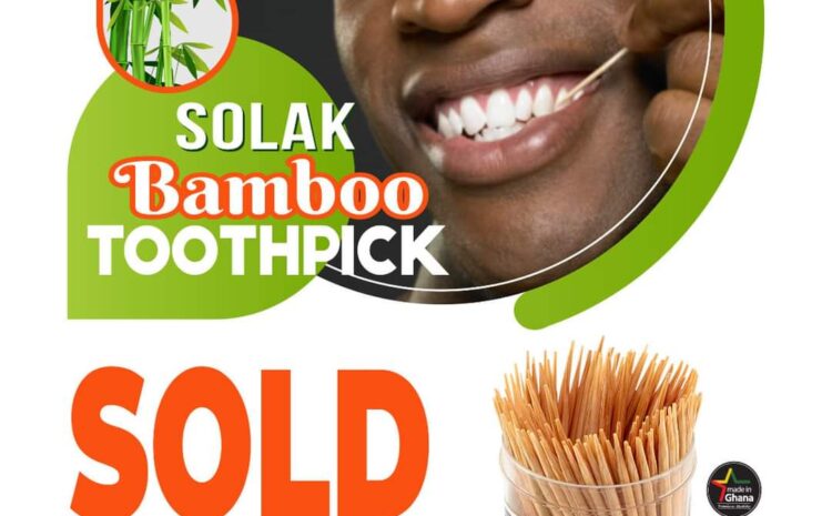  Solak Biochemist Limited Is the First Company in Ghana to Ever Produce Bamboo ToothPick